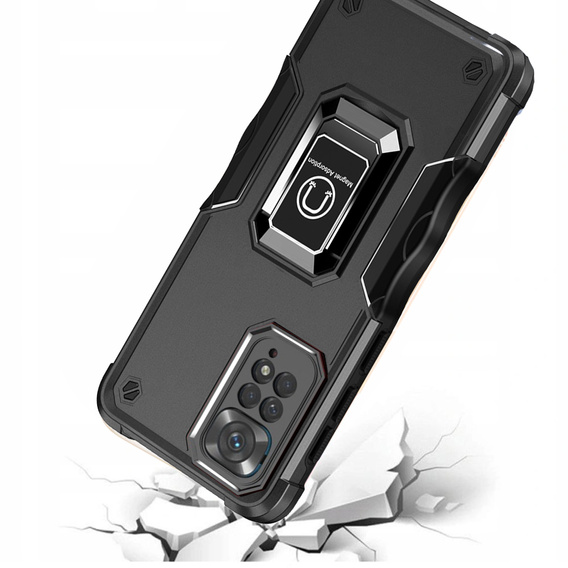 Θήκη για Xiaomi Redmi Note 11 / 11S, Dual-Layer Armor, μαύρη