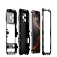 Θωρακισμένη θήκη για iPhone 16 Pro, R-JUST, μαύρη