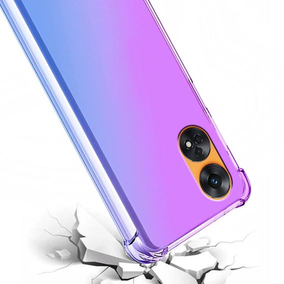 θήκη για το Oppo Reno8 T, Gradient Dropproof, Μωβ / μπλε