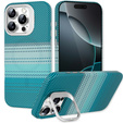 Θήκη για iPhone 16 Pro, Πλαίσιο Kickstand, για MagSafe, Moon Green