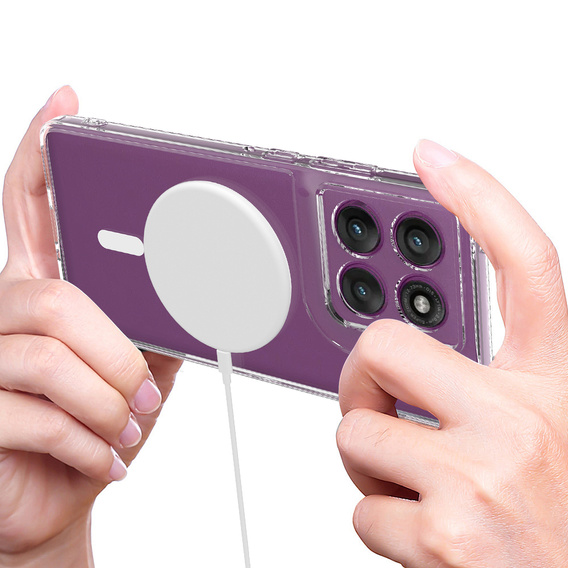 Θήκη Fusion Hybrid για MagSafe για Motorola Edge 70 5G, διαφανής