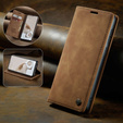 θήκη CASEME για Samsung Galaxy S20 FE, Leather Wallet Case, καφέ