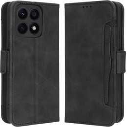 Θήκη με πτερύγιο για Honor X8a 4G, Card Slot, μαύρη