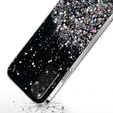 Θήκη για Xiaomi Redmi Note 11/11S, Glittery, μαύρη