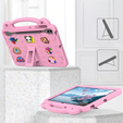 Παιδική θήκη για Samsung Galaxy Tab S10+ Plus, Cute Patterns, με βάση, ροζ