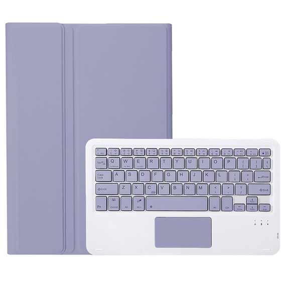 Θήκη πληκτρολογίου για Xiaomi Pad 7 / 7 Pro, TouchPad, μοβ