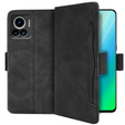 Θήκη με πτερύγιο για Motorola Edge 30 Ultra 5G, Card Slot, μαύρη