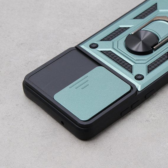 Θήκη για Motorola Edge 40 Neo, CamShield Slide, πράσινο