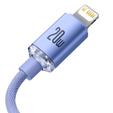 Baseus καλώδιο Crystal Shine USB-C – Lightning 1,2 m 20W για συσκευές Apple (Lightning)