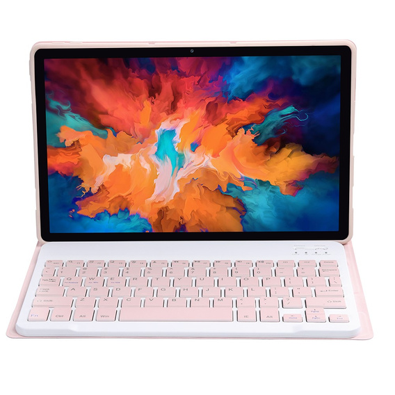 Θήκη + πληκτρολόγιο Lenovo Tab P11 J606F / P11 5G J607Z, ροζ rose gold