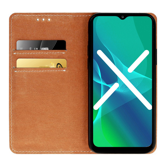 Θήκη με πτερύγιο για Samsung Galaxy A13 4G, Split Leather Wallet, μπλε
