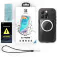 Αδιάβροχη θήκη IP68 για iPhone 16 Pro, SHELLBOX MagSafe, μαύρη