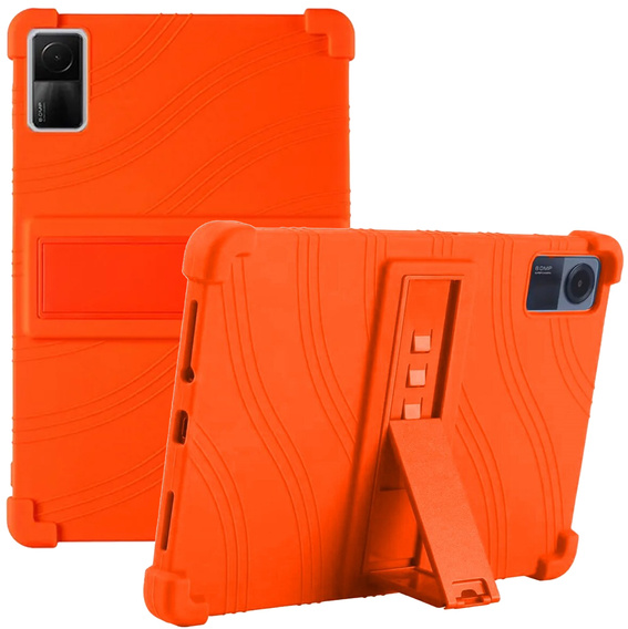 Θήκη σιλικόνης για Xiaomi Redmi Pad SE 11", Impact, θωρακισμένη, πορτοκαλί