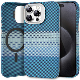 Θήκη για iPhone 15 Pro, Πλαίσιο Kickstand, για MagSafe, Moon Blue