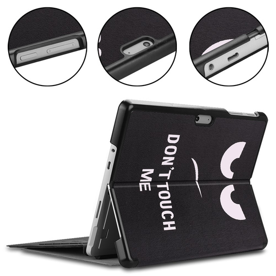 Θήκη για Microsoft Surface Go 3/Go 2/Go, Smartcase, don't touch me