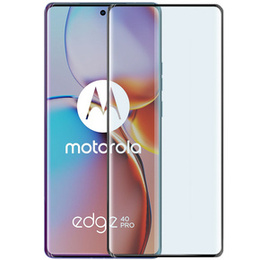 Μετριασμένο γυαλί 3D για Motorola Edge 40 Pro, μαύρη