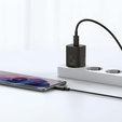 Baseus Super Si PD 25 W USB-C φορτιστής δικτύου + καλώδιο USB-C, μαύρο