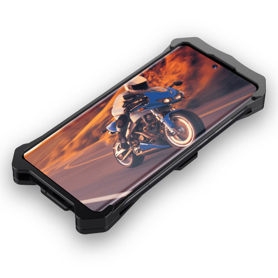 Θωρακισμένη θήκη για Samsung Galaxy A25 5G, Aluminum Alloy, μαύρη