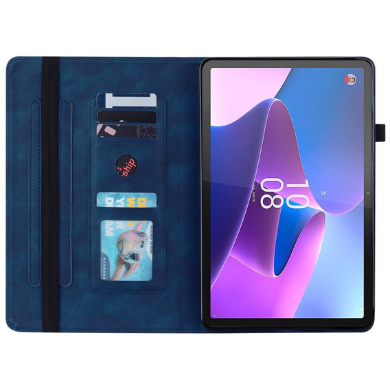 Θήκη για Lenovo Tab P11 Gen 2, Wallet Pen Slot, μπλε