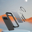 Υβριδική θήκη Fusion για Google Pixel 10 Pro XL, για MagSafe, με βάση στήριξης, μαύρο