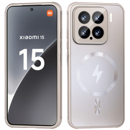 Θήκη για Xiaomi 15, MagSafe, χρυσός τιτανίου