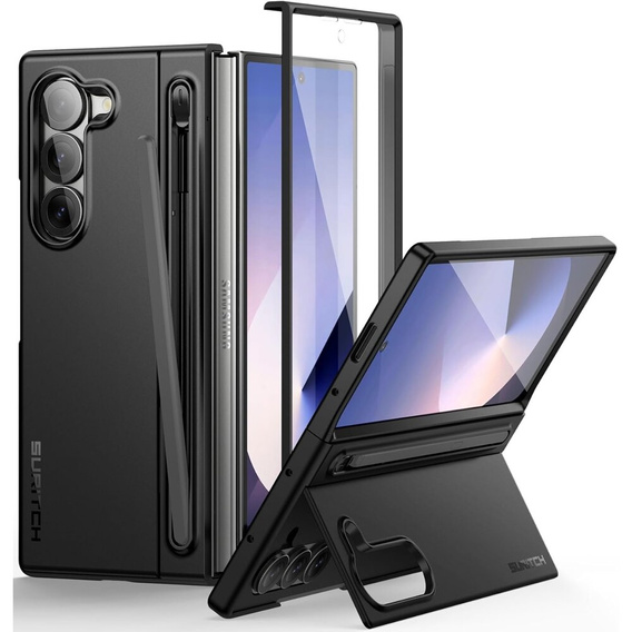 Θήκη για Samsung Galaxy ZFold 6, Suritch Full Body, μαύρη