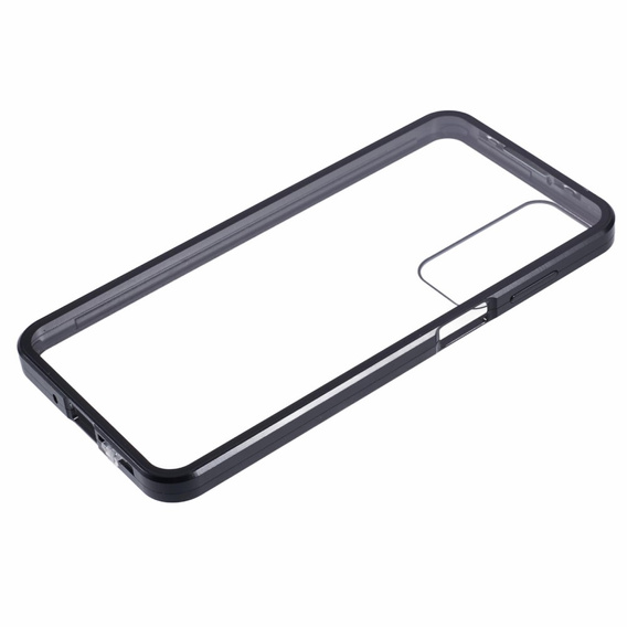 θήκη για το Samsung Galaxy A16, Magnetic Dual Glass, μαύρη