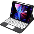 Θήκη + πληκτρολόγιο iPad Air 10.9 4 2020 / 5 2022, Touchpad, μαύρη