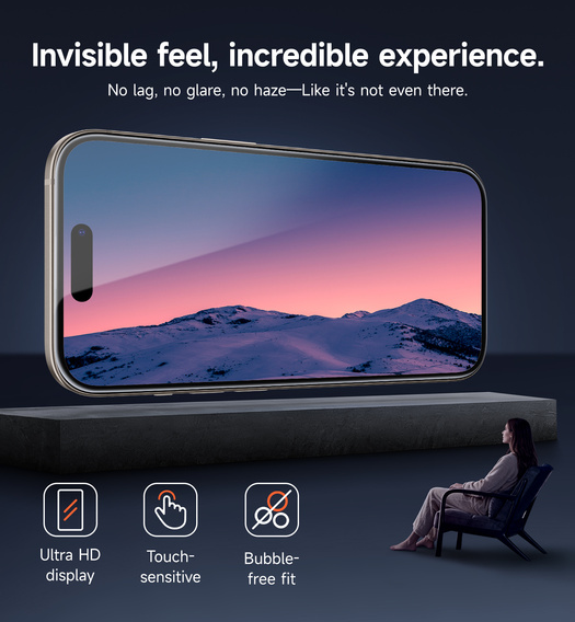 2x SURITCH γυαλί για iPhone 15 Pro Max