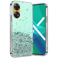 Θήκη για Oppo Reno8 T, Glittery, πράσινη