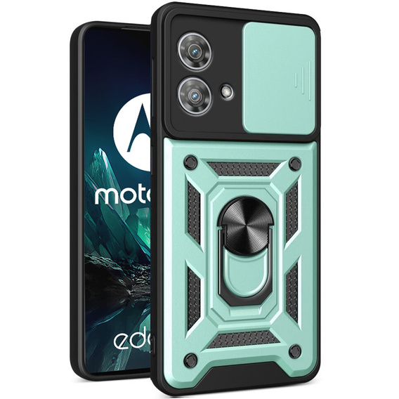 Θήκη για Motorola Edge 40 Neo, CamShield Slide, πράσινο