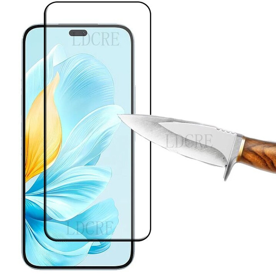 Μετριασμένο γυαλί 3D για Honor 200 lite, μαύρο πλαίσιο