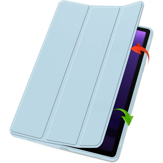 Θήκη για Samsung Galaxy Tab S10 FE+ Plus, Smartcase με χώρο για γραφίδα, μπλε