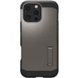 θήκη Spigen για iPhone 16 Pro Max, Tough Armor Mag Mag MagSafe, γκρι + μετριασμένο γυαλί 9H