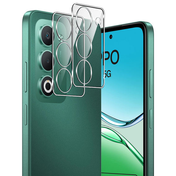 2x ERBORD Camera Tempered Glass για Realme 12 Pro / 12 Pro+, Διαφανές