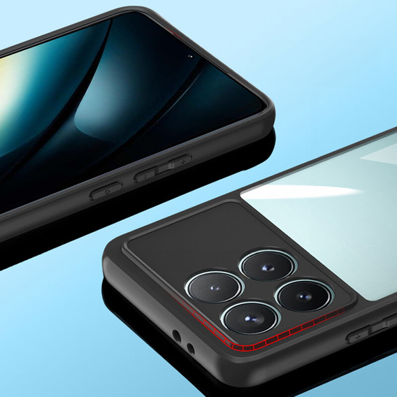 Θήκη για Xiaomi Poco F6 Pro, Fusion Hybrid, διαφανής