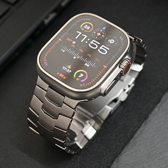 Βραχιόλι για Apple Watch 1/2/3/4/5/6/7/8/9/SE/ULTRA/ULTRA 2 42/44/45/49MM, Τιτάνιο