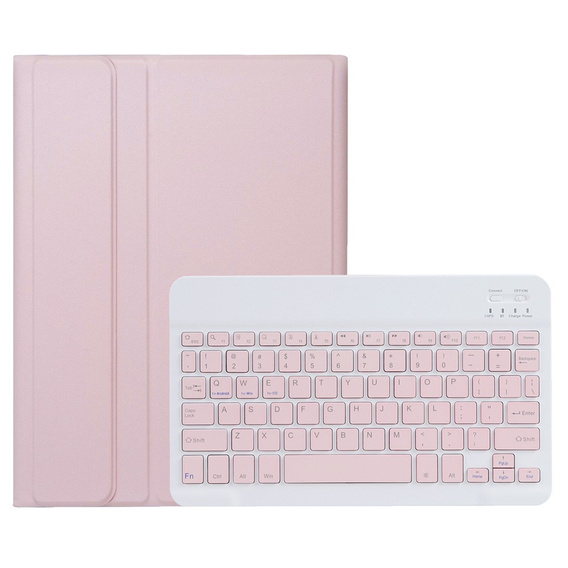 Θήκη με πληκτρολόγιο bluetooth για Xiaomi Pad 7 / 7 Pro, ροζ