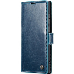 θήκη CASEME για Samsung Galaxy S22 Ultra, Waxy Textured, μπλε