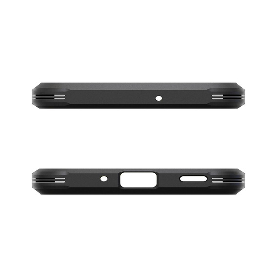 θήκη Spigen για Samsung Galaxy A36 5G, Tough Armor Mag Mag MagSafe, μαύρη + μετριασμένο γυαλί 9H