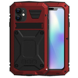 Θωρακισμένη θήκη για iPhone 11, R-JUST, κόκκινη / μαύρη