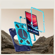 Παιδική θήκη για Lenovo Tab M11, θωρακισμένη με λουράκι, ναυτικό μπλε / πράσινο