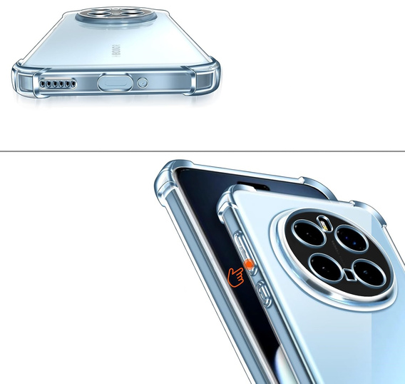 Θήκη για Honor Magic 7 Pro, Dropproof, διαφανής