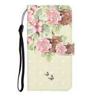 Θήκη με πτερύγιο για Huawei P40, Wallet, butterfly, ροζ