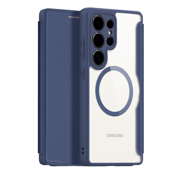 Dux Ducis Θήκη για Samsung Galaxy S25 Ultra, Skin X Pro, MagSafe, σκούρο μπλε