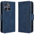 Θήκη με πτερύγιο για Motorola Edge 50 Neo / Motorola ThinkPhone 25, Card Slot, σκούρο μπλε