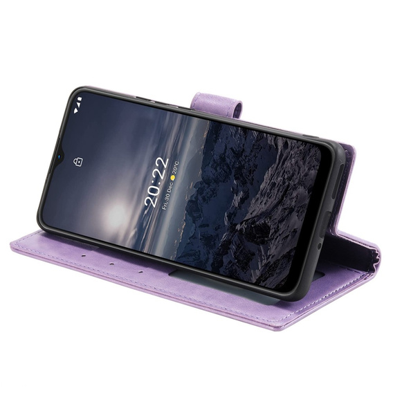 Θήκη με πτερύγιο για Nokia G11/ G21, Mandala, μπλε