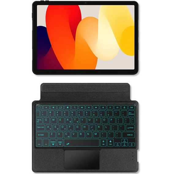 Θήκη + πληκτρολόγιο Xiaomi Redmi Pad SE 11", Keyboard Touchpad, μαύρη