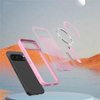 Υβριδική θήκη Fusion για το Google Pixel 10 Pro XL, για MagSafe, με βάση, ροζ