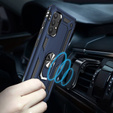 θωρακισμένη θήκη για Samsung Galaxy A72 5G, Nox Case Ring, μπλε